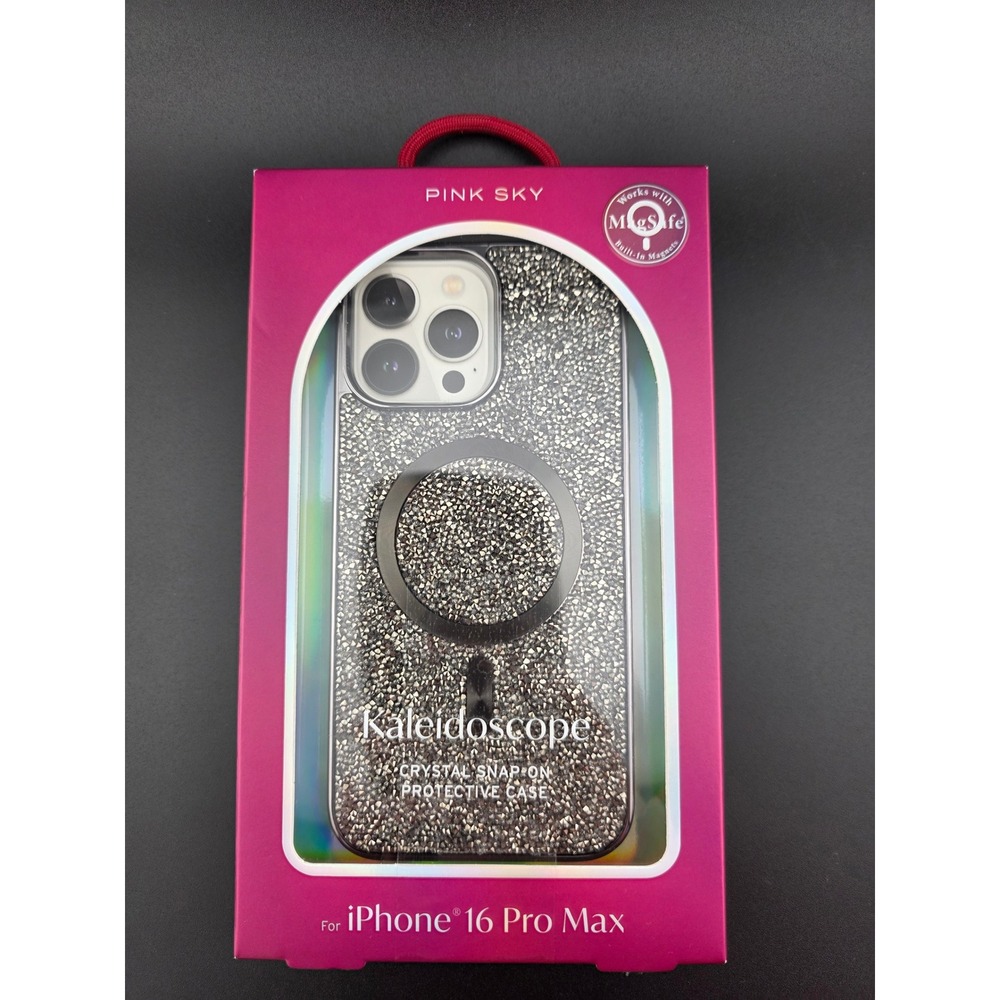 NIB - Pink Sky Kaleidoscope Crystal MagSafe Case for iPhone 16 Pro Max